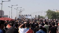 Iraqi protesters clash with security forces during rally in Baghdad