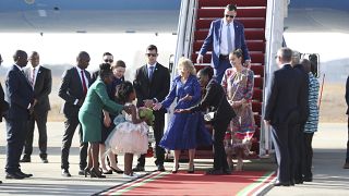 US First Lady Jill Biden arrives in Kenya