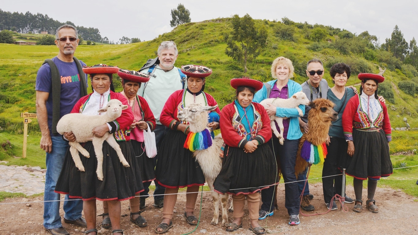 Natives from Cusco representing their culture