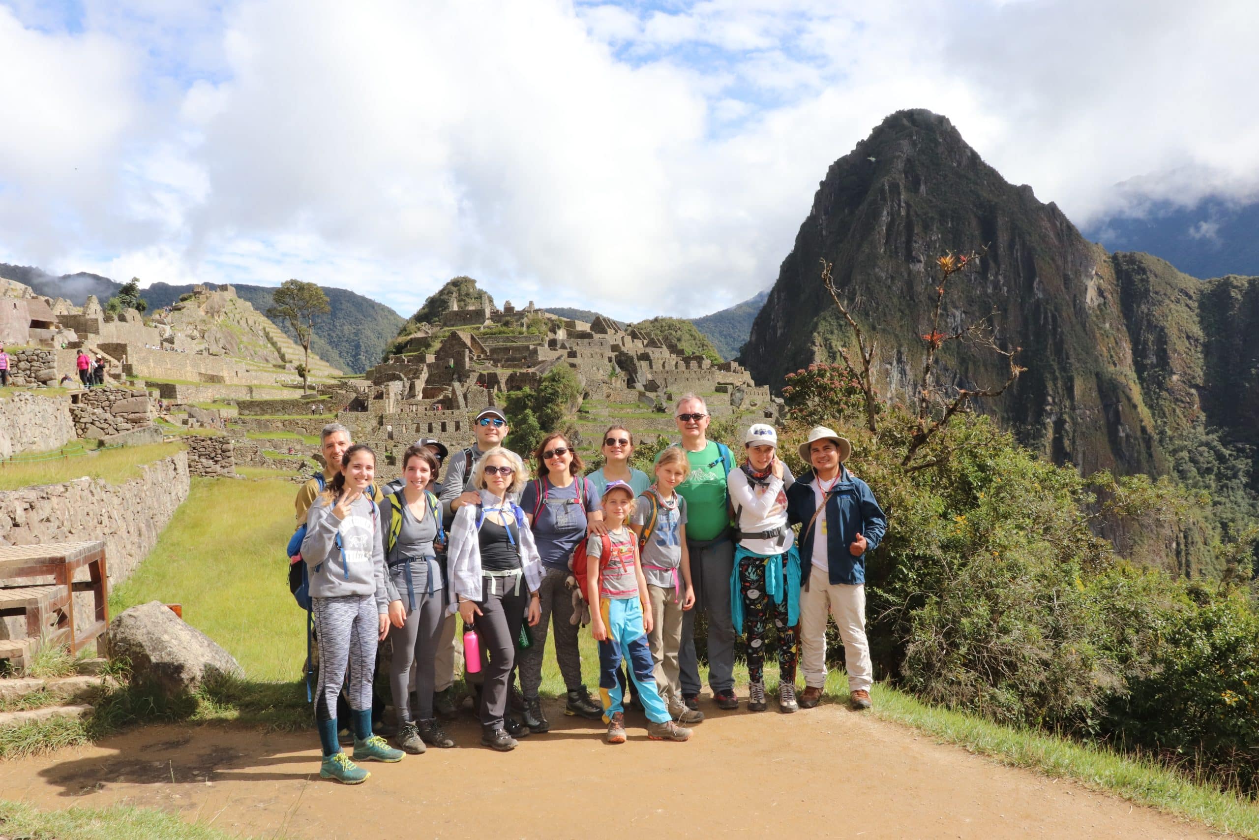 With client´s from Russia at Machu Picchu | Apurimac Adventuress